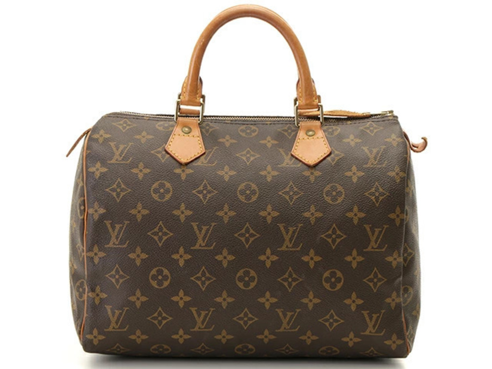 Louis Vuitton Speedy Monogram Leather Brown